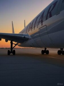 qatar airways image: grok